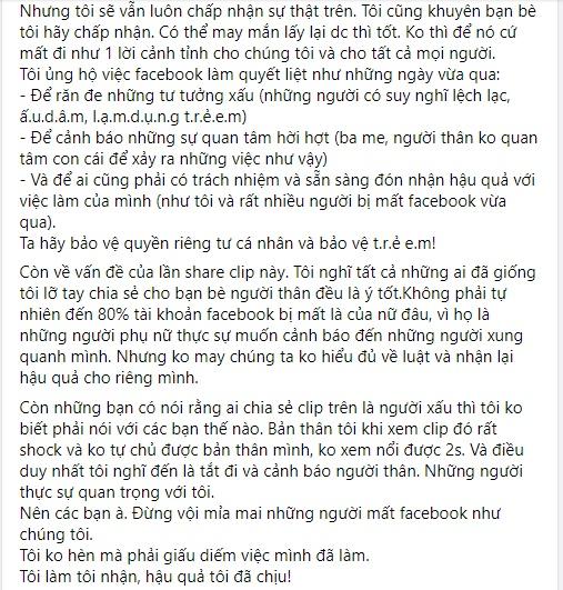 Quế Vân bay Facebook vì lan truyền clip 2 em bé-4