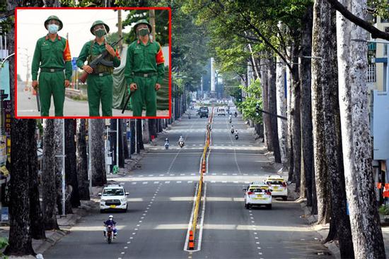 Chùm ảnh ngày đầu quân đội siết chặt giãn cách xã hội ở T.PHCM