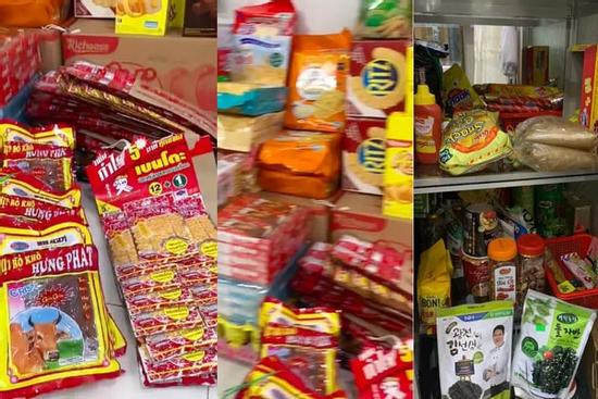 Màn trữ đồ ăn 'khủng' nhất mùa Covid-19: Hơn cả tiệm tạp hóa