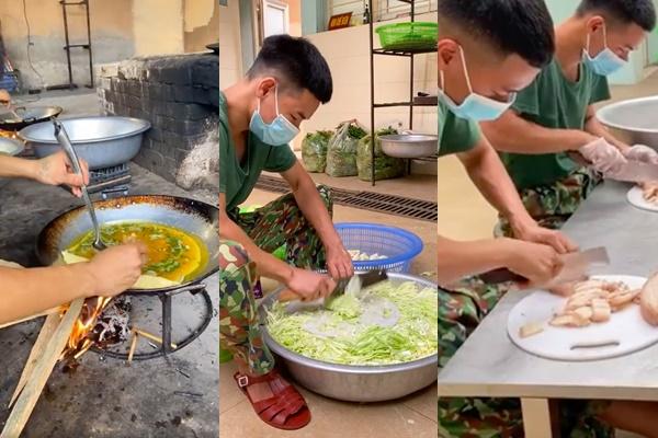 Bộ đội và công an trao gạo, cá tươi tận tay người dân TP.HCM-13