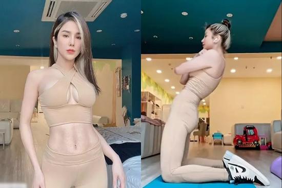 Diệp Lâm Anh 2 lần gây hoang mang vì diện đồ tập nude ngỡ khỏa thân