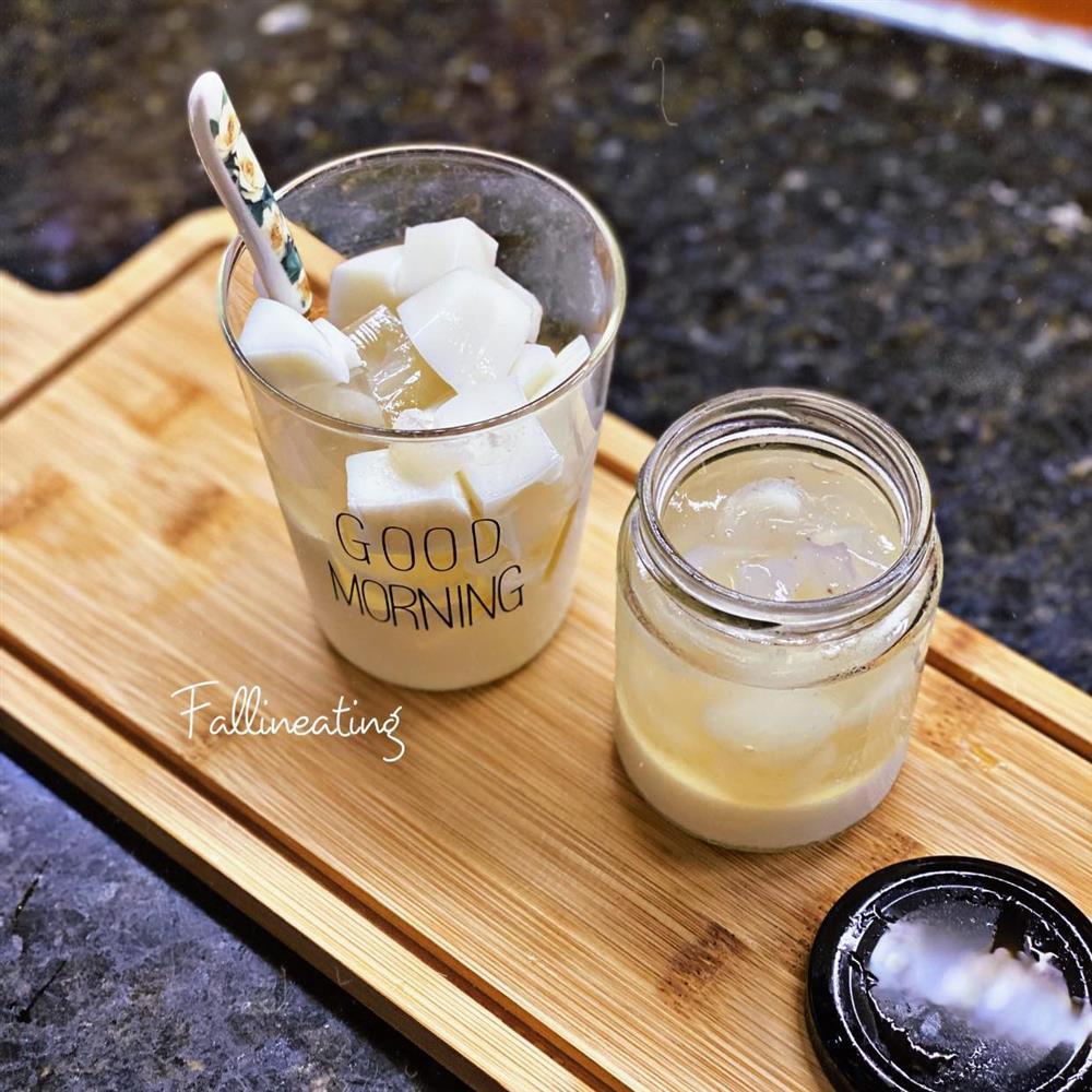 Gái xinh mách chiêu làm thạch nhãn dừa tươi ngọt mát tê lưỡi-10