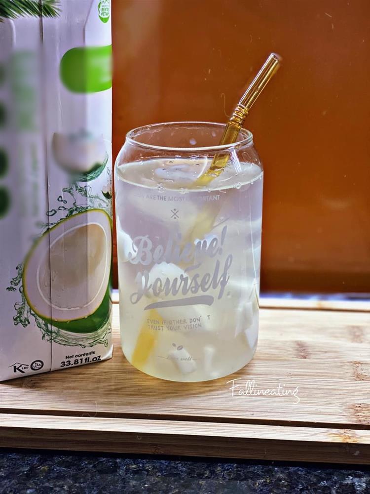 Gái xinh mách chiêu làm thạch nhãn dừa tươi ngọt mát tê lưỡi-9