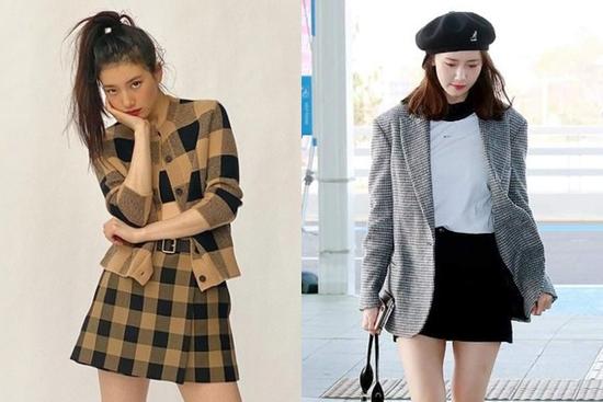 Suzy, Yoona bật mí cách mix chân váy chữ A trẻ như nữ sinh