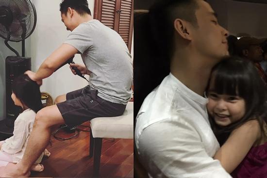 Ông xã kiến trúc sư nhắn nhủ con gái riêng Hằng 'Túi'