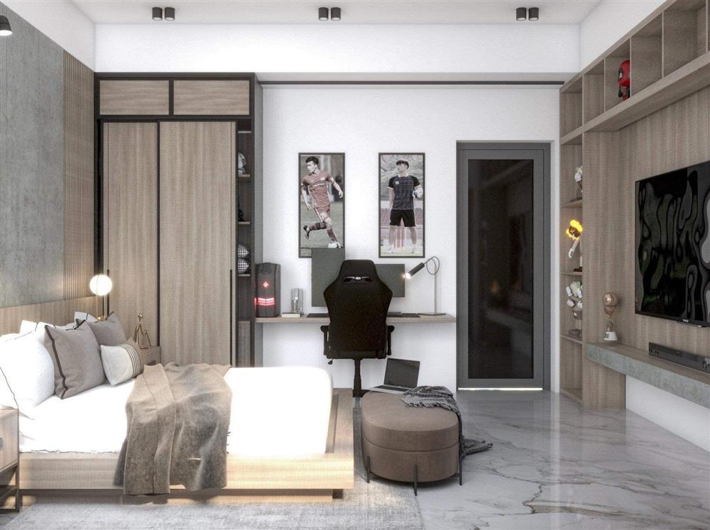 Choáng ngợp biệt phủ siêu to cầu thủ Hoàng Đức vừa xây ở Hải Dương-10