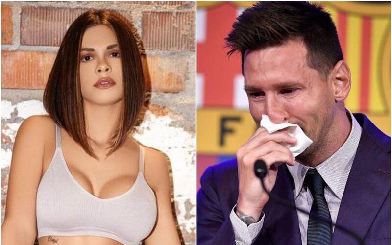 Siêu mẫu Playboy chi 600.000 USD mua… khăn lau mũi của Messi-1
