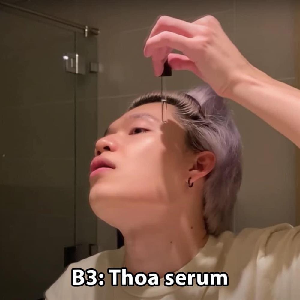 Quang Trung dưỡng da sương sương 6 bước, sốc nhất bước cuối!-6