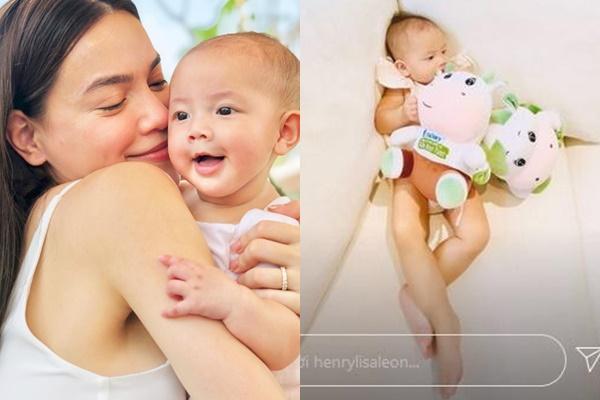 Con trai Hồ Ngọc Hà ngủ như thức, mắt nhắm mà miệng toe toét-12