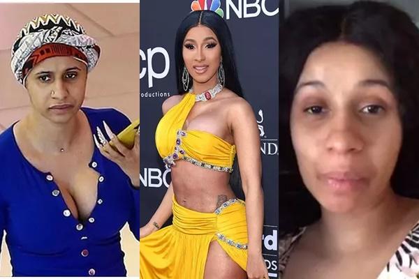Cardi B đi đẻ: Làm nail, ôm con cũng đắp chăn Louis Vuitton 27 triệu-8