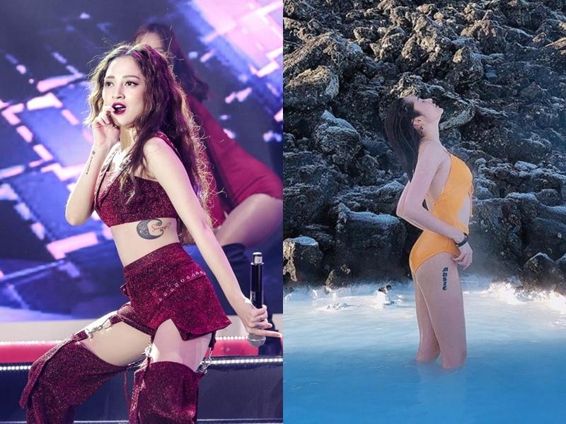 Bảo Anh diện bikini phô hình xăm liên quan đến tình cũ?-4