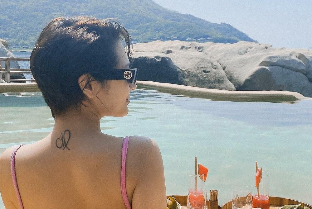 Bảo Anh diện bikini phô hình xăm liên quan đến tình cũ?-5