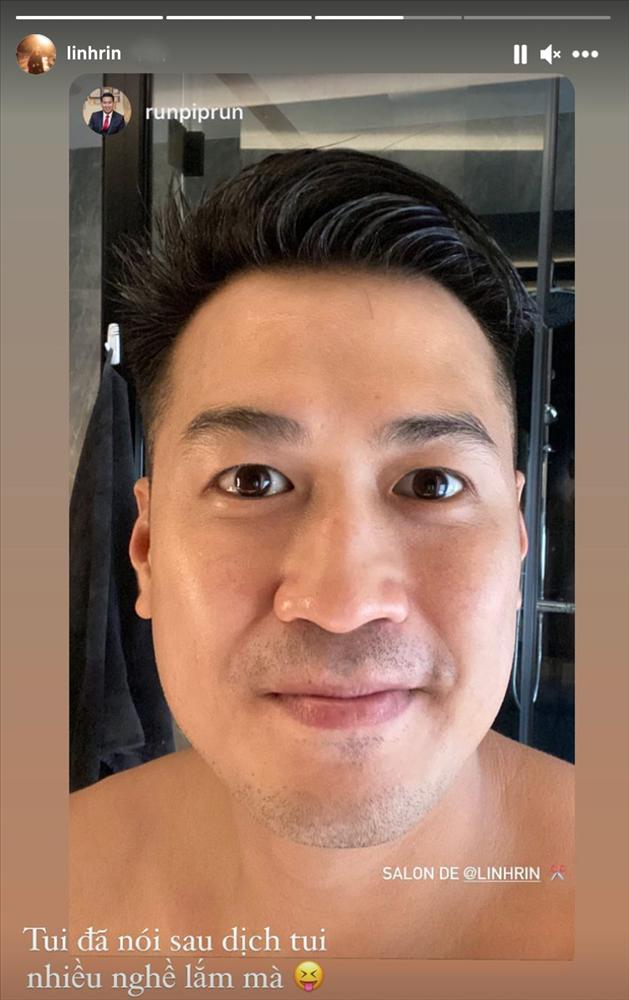 Em chồng Hà Tăng được tút tát thời gian râu tóc như người rừng-2