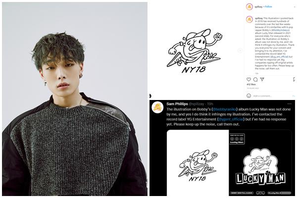 Bìa album Bobby (iKON) sao chép nghệ sĩ nước ngoài?