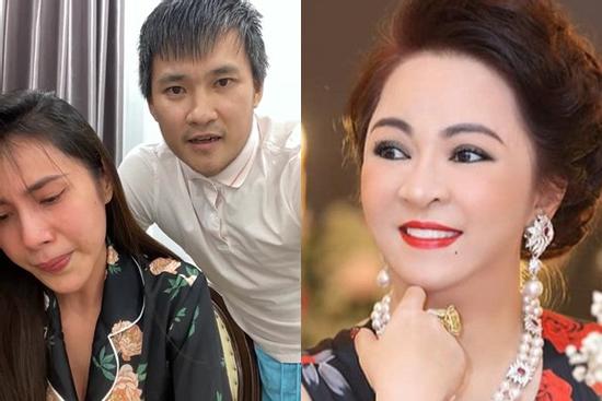 Thủy Tiên khóc nấc livestream, nữ đại gia Bình Dương vào 'hóng'