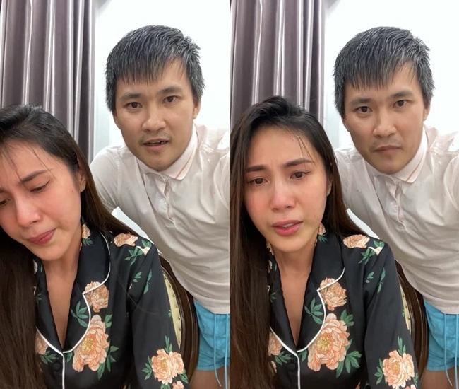 Thủy Tiên khóc nấc livestream, nữ đại gia Bình Dương vào hóng-1