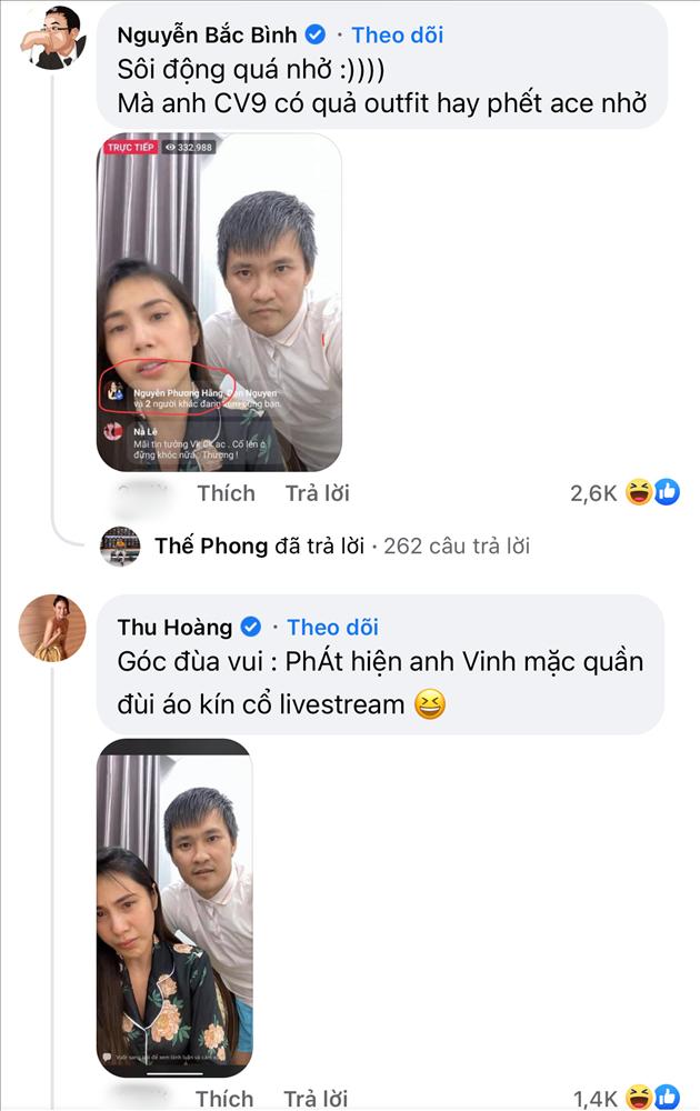 Thủy Tiên livestream khóc nấc, netizen chỉ soi quần đùi Công Vinh-4
