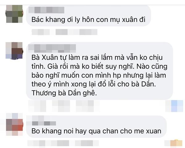 Hương Vị Tình Thân tập 23: Dân mạng ủng hộ ông Khang bỏ bà Xuân-5