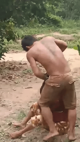 Con trai giật tóc tát tới tấp, cầm cuốc phang mẹ: Bà hết cơ hội rồi-1