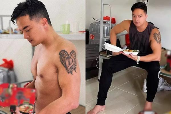 Cao Thái Sơn cởi trần lộ hình xăm người yêu cũ ở điểm nhạy cảm-8