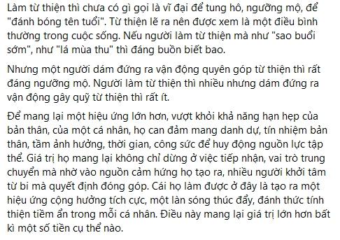 Bị mắng bênh nghệ sĩ ăn tiền từ thiện, Bảo Anh nói gì?-6