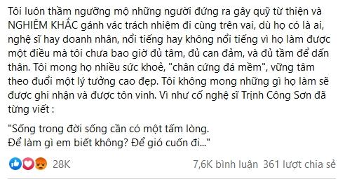 Bị mắng bênh nghệ sĩ ăn tiền từ thiện, Bảo Anh nói gì?-8