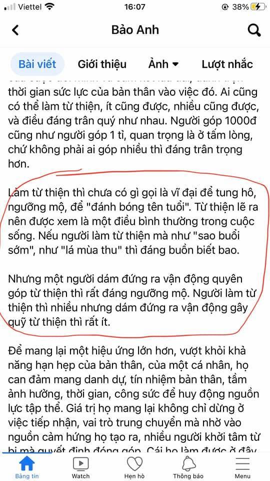 Bị mắng bênh nghệ sĩ ăn tiền từ thiện, Bảo Anh nói gì?-2