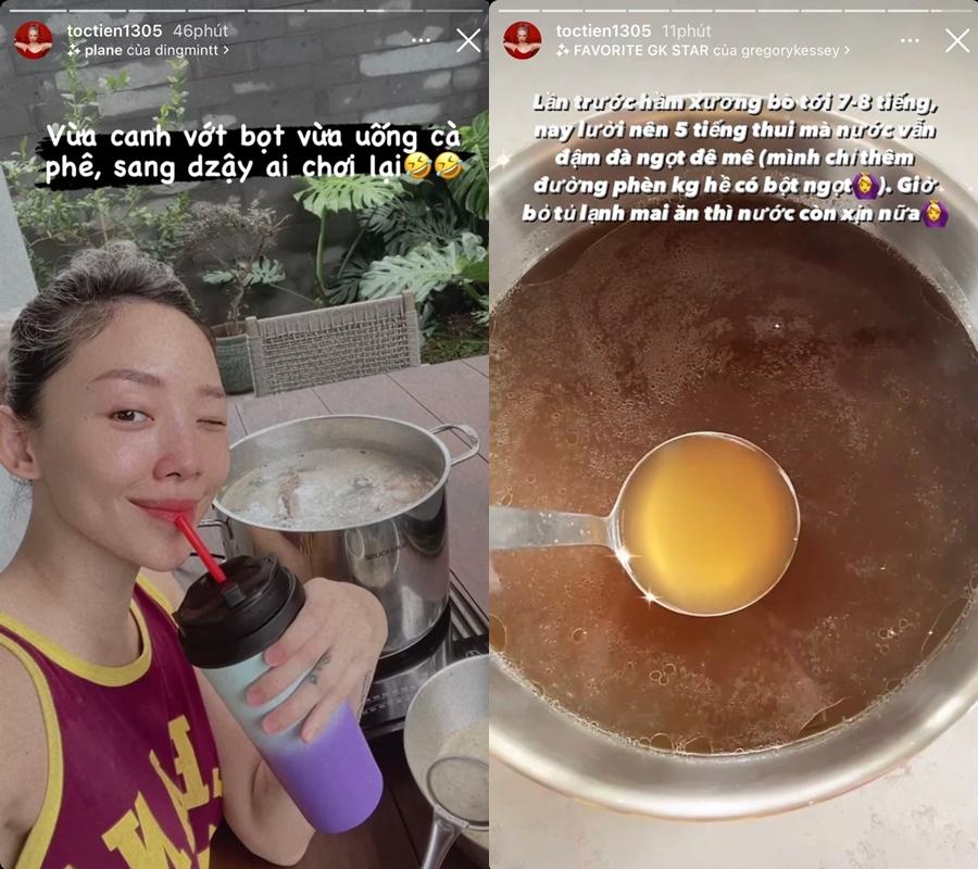 Tóc Tiên căng não vì đi chợ online nhưng vẫn làm hẳn menu đồ sộ 30 món-5