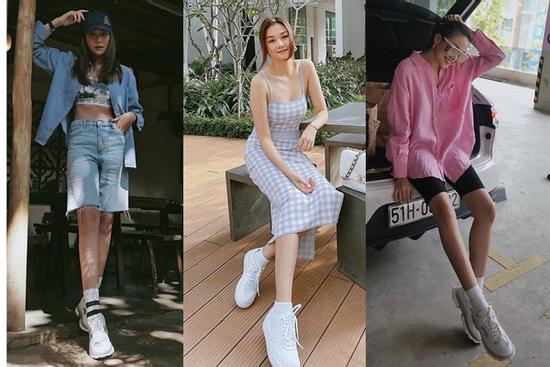 Mix đồ với sneaker từ cá tính tới ngọt ngào như Thanh Hằng