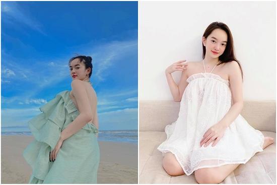 Diện váy lùm lùm, Kaity Nguyễn bị nghi mang bầu bí mật