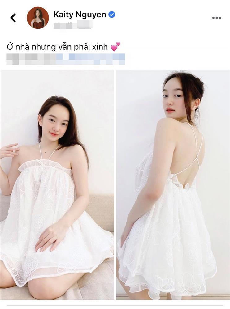 Diện váy lùm lùm, Kaity Nguyễn bị nghi mang bầu bí mật-1