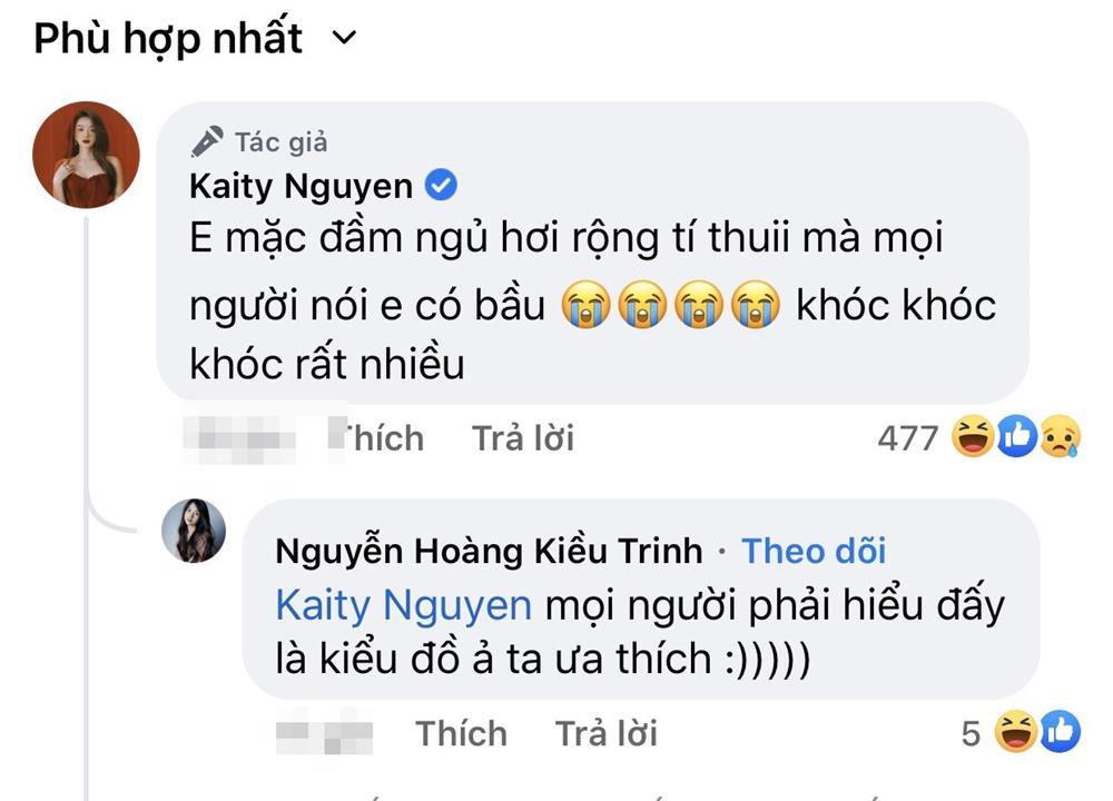 Diện váy lùm lùm, Kaity Nguyễn bị nghi mang bầu bí mật-7