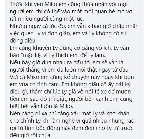 Người yêu chuyển giới của Miko Lan Trinh bị tố bội bạc tình cũ-8