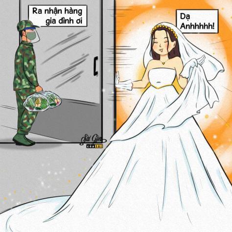 Đáng yêu không ngờ loạt tranh chú bộ đội làm nhiệm vụ mùa dịch-9