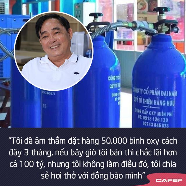 Doanh nhân Huỳnh Uy Dũng: Tôi đặt 50.000 bình oxy từ cách đây 3 tháng-2