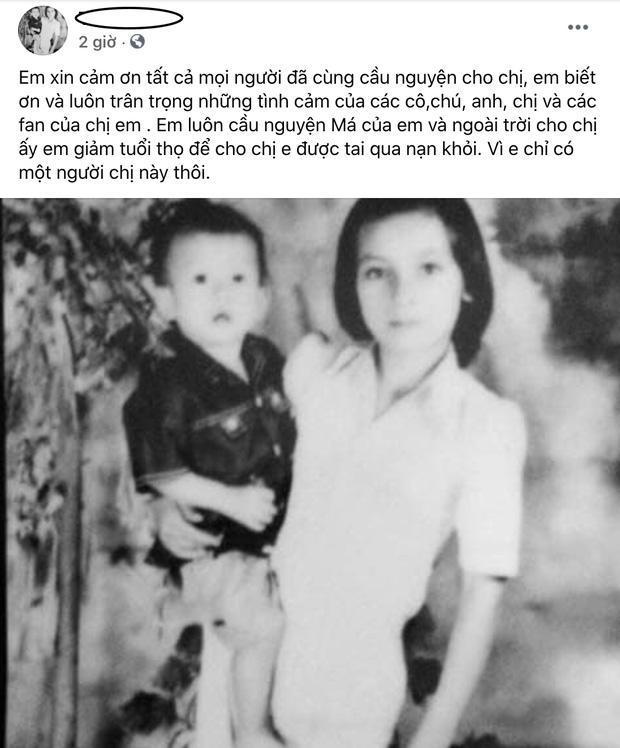 Em ruột Phi Nhung nguyện giảm tuổi thọ để cầu xin cho chị-1