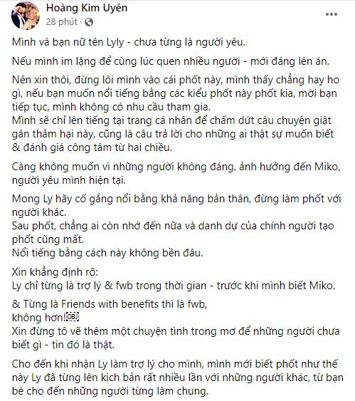 Người yêu chuyển giới của Miko Lan Trinh bị tố bội bạc tình cũ-13