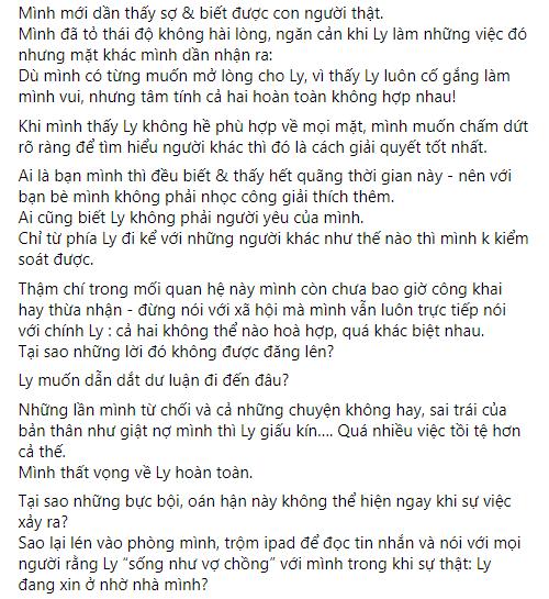 Người yêu chuyển giới của Miko Lan Trinh bị tố bội bạc tình cũ-14