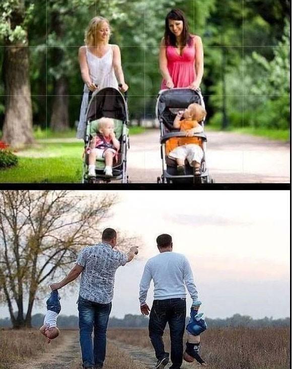 Khi mẹ bận giao con cho bố thì ôi thôi, thế giới của con mệt làm sao!-8