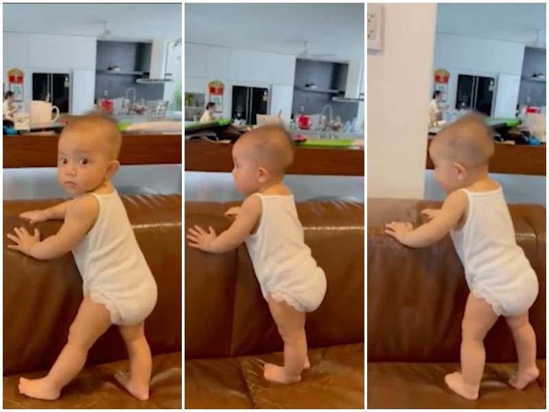 Con gái Hồ Ngọc Hà lộ đặc điểm chuẩn gen mẹ ở tháng thứ 9-6