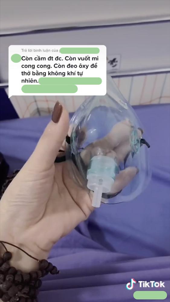 Cô gái gây tranh cãi quay video ốm nặng, mũi nằm ngoài mặt nạ trợ thở-5