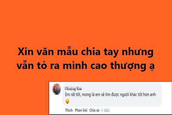 7749 mẫu văn chia tay vẫn tỏ ra cao thượng, chị em nghe phát ớn