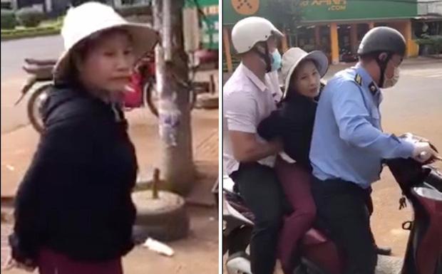 Cởi khẩu trang, ra đường không lý do, người phụ nữ thách công an-1