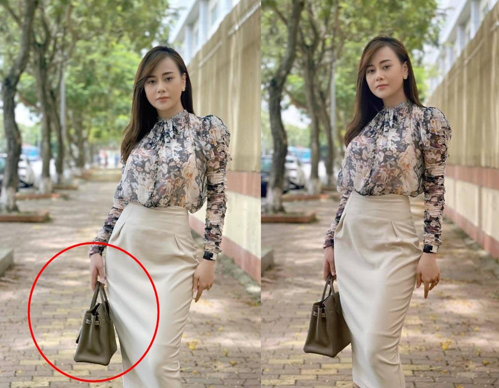 Phương Oanh lên đồ chanh sả, xách túi Hermès... đi mua lòng?-6