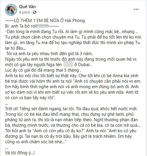 Quế Vân tố bạn trai chuyên lừa tình, đổ tội 4 phụ nữ trói bầu-3