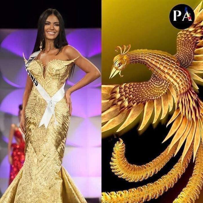 Cười xỉu váy dạ hội hoa hậu, ám ảnh bộ như bì lợn chiên giòn-11