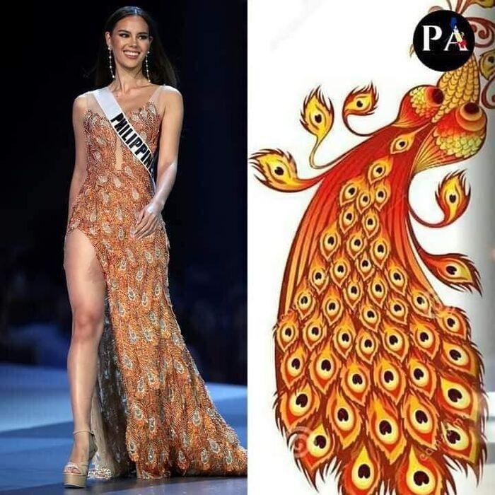 Cười xỉu váy dạ hội hoa hậu, ám ảnh bộ như bì lợn chiên giòn-4