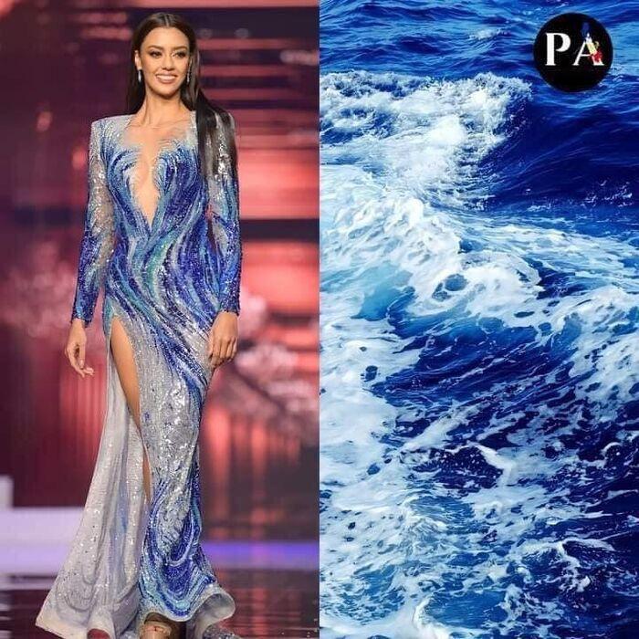 Cười xỉu váy dạ hội hoa hậu, ám ảnh bộ như bì lợn chiên giòn-5