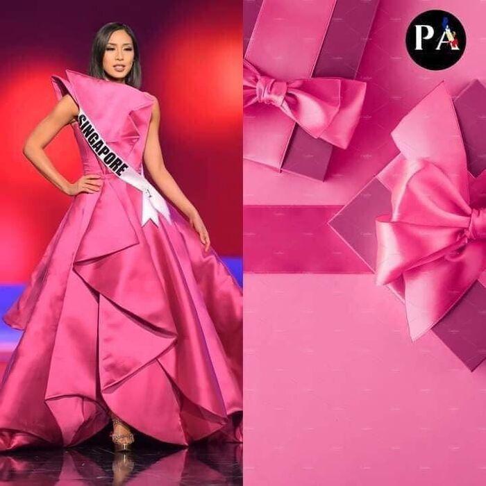 Cười xỉu váy dạ hội hoa hậu, ám ảnh bộ như bì lợn chiên giòn-9