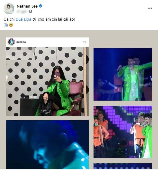 Nathan Lee xin lại áo của Dua Lipa, đụng độ Lee Min Ho chẳng lép vế-1